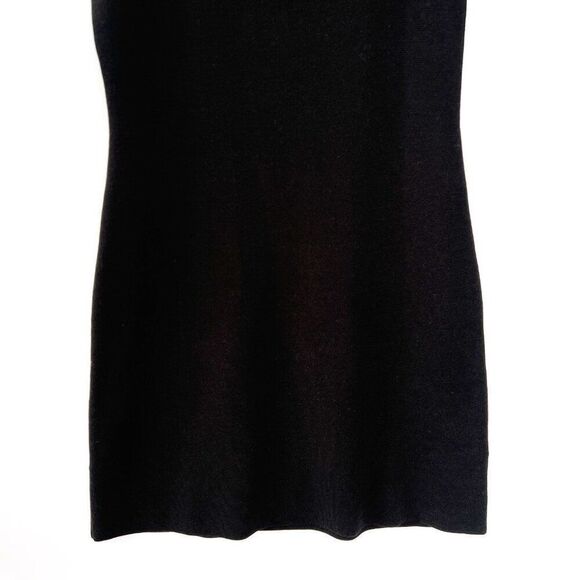 NWT J. Crew Black Square Neck Sleeveless Knit Sweater Dress BR343 Retail $128 - Picture 6 of 10